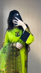 ZEST TRIBAL 3PCS SET WITH CHAFFON DUPATTA