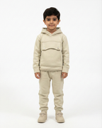 Premium Kids Pistachio Fleece Hoodie & Jogger Set