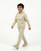 Premium Kids Pistachio Fleece Hoodie & Jogger Set