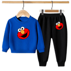 Kids Winter Sweat Shirt Set | Elmo Face Printed
