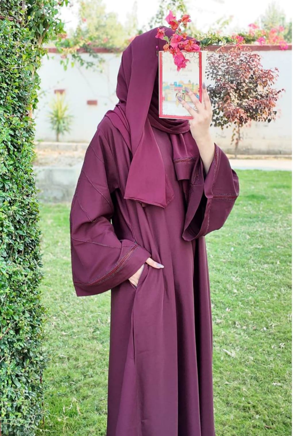 PLUM ABAYA BY BADAM