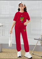 Kids Matching Set | Just Do It - Red