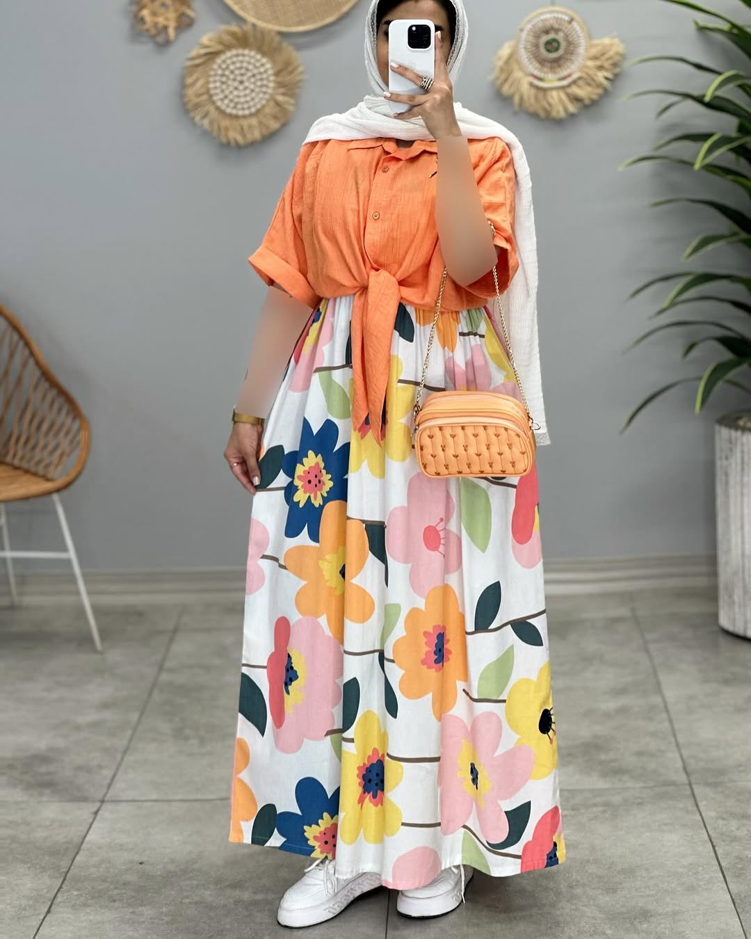 Elegant Printed koti Maxi Dress - Premium Fabric