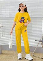 Kids Matching Set | Captain America - Yellow
