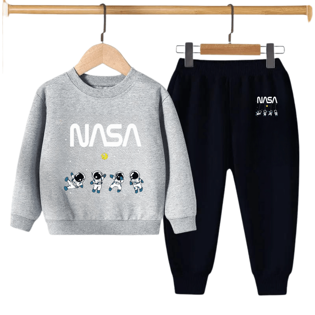 Kids Winter Sweat Shirt Set | Nasa Printed