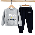 Kids Winter Sweat Shirt Set | Nasa Printed