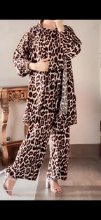Cheetah Printed 3pec pret