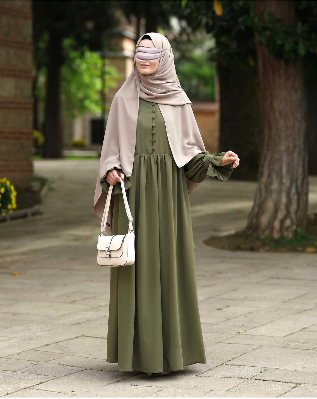 New long Turkish Abaya with stoller