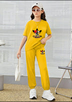 Kids Matching Set | Adidas - Yellow