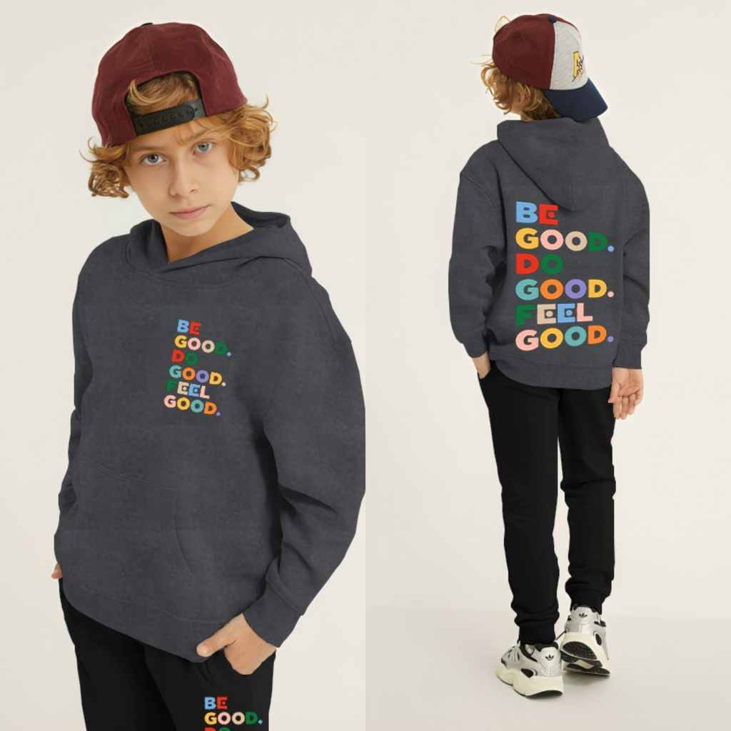 Kids Winter Hoodie Set | Be Good Printed