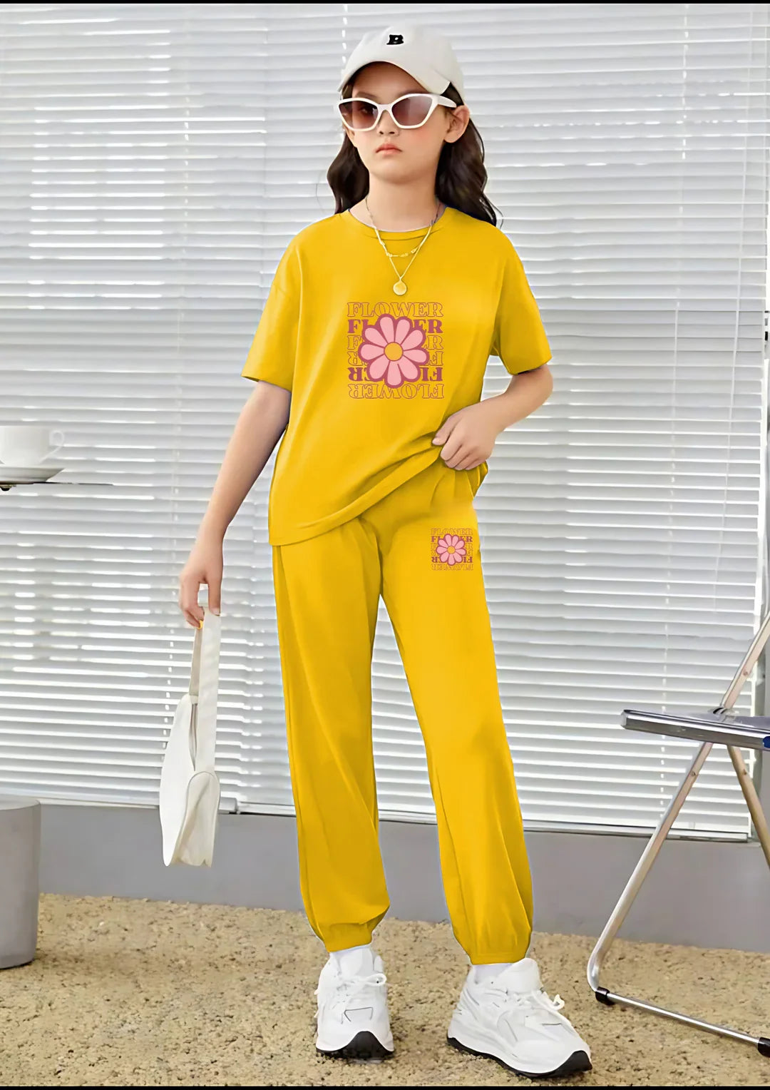 Kids Matching Set | Flower - Yellow