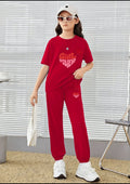 Kids Matching Set | Girl Power - Red