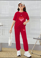 Kids Matching Set | Girl Power - Red