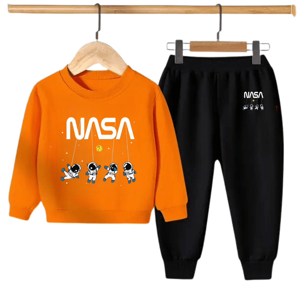 Kids Winter Sweat Shirt Set | Nasa Printed