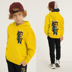 Kids Winter Hoodie Set | Cool Cat Printed