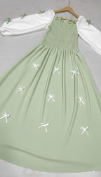 Bow Charm Maxi Dress