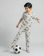 Cartoon Graphic Kids Pajama Set