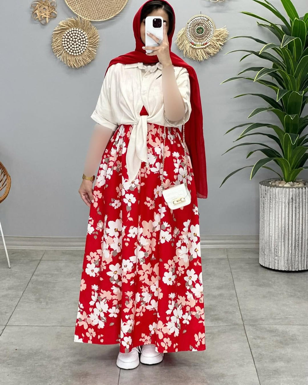Elegant Printed koti Maxi Dress - Premium Fabric