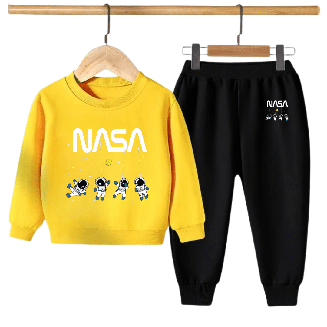 Kids Winter Sweat Shirt Set | Nasa Printed