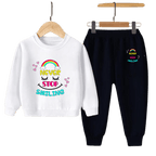 Kids Winter Sweat Shirt Set | Never Stop Smiling Printed