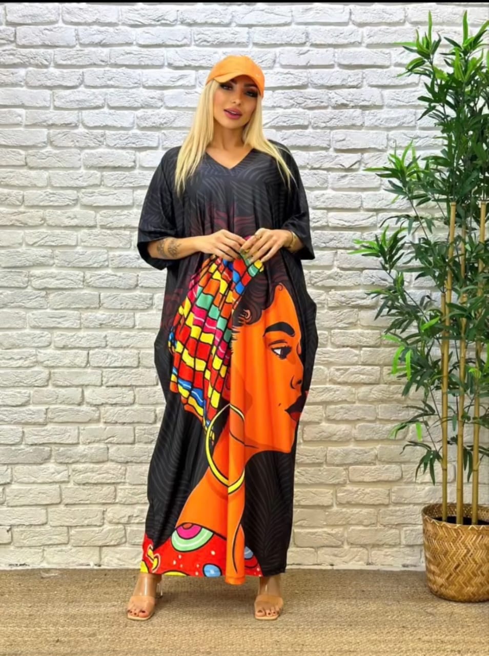 Printed Long Length Kaftan