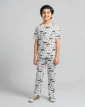 Cartoon Graphic Kids Pajama Set