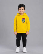 Kids Winter Hoodie Set | Love Joy Peace Printed