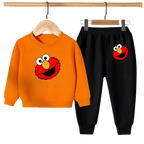 Kids Winter Sweat Shirt Set | Elmo Face Printed
