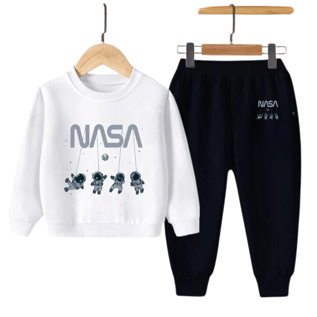 Kids Winter Sweat Shirt Set | Nasa Printed