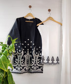 Black Buy embroidered dress