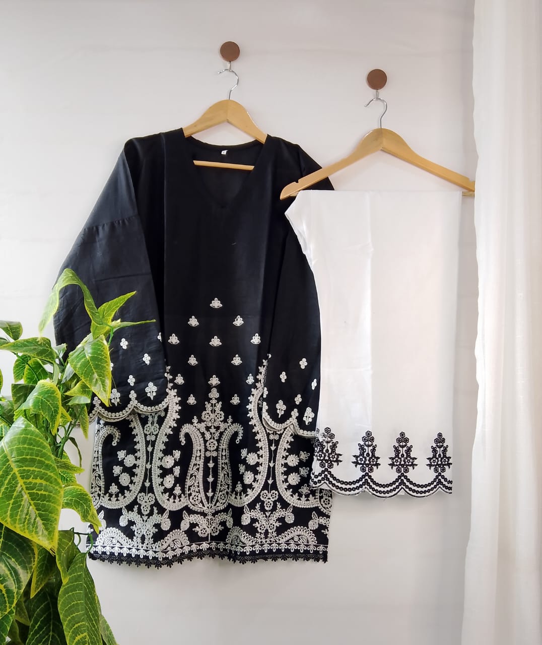 Black Buy embroidered dress