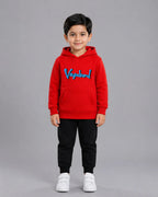 Kids Winter Hoodie Set | Vagabond Printed