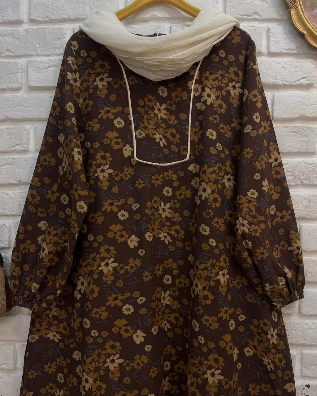 Elegant Long Printed lawn  Frock & duparta Trouser for Women