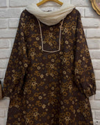 Elegant Long Printed lawn  Frock & duparta Trouser for Women