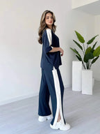 Modern Women’s Lounge Wear Set – Soft Fabric Two Piece Outfit