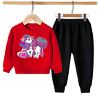 Kids Winter Sweat Shirt Set | Unicorn Printed