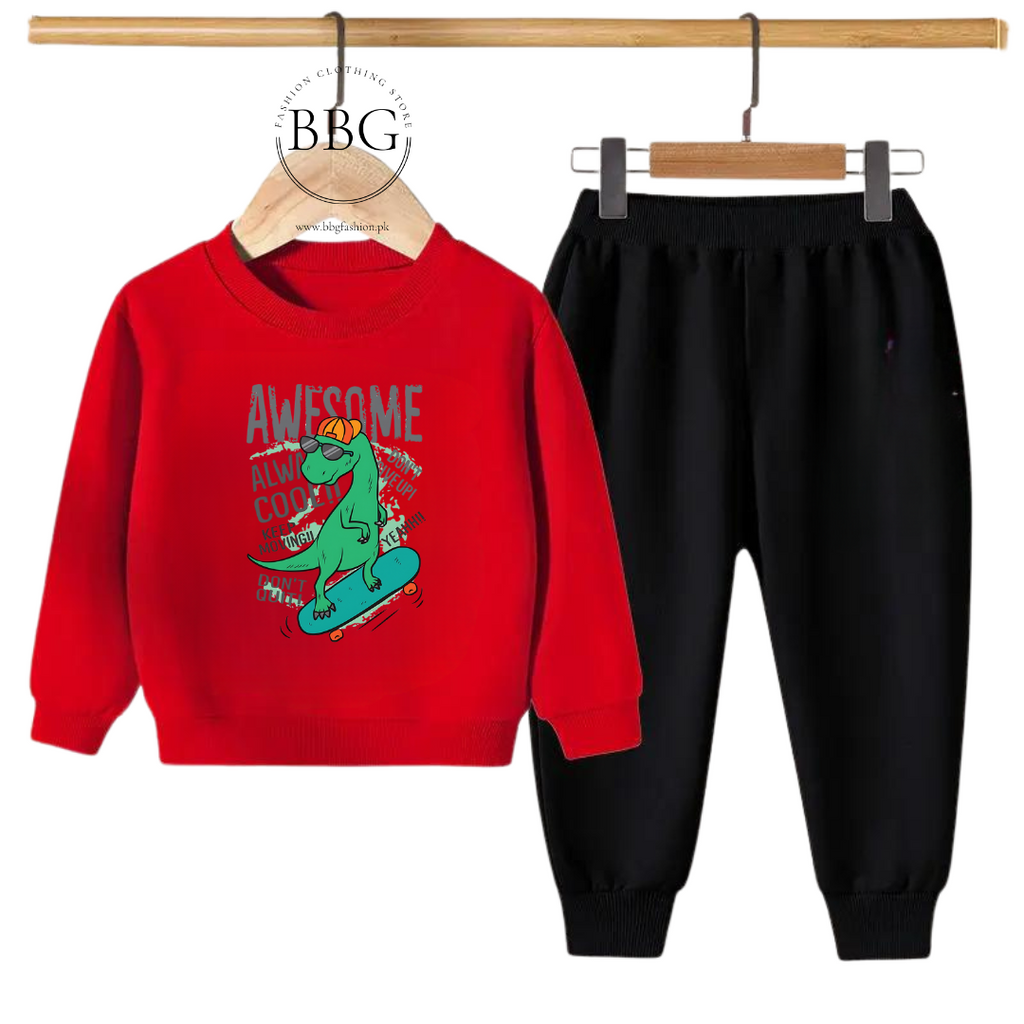 Kids Winter Sweat Shirt Set | Awesome Printed
