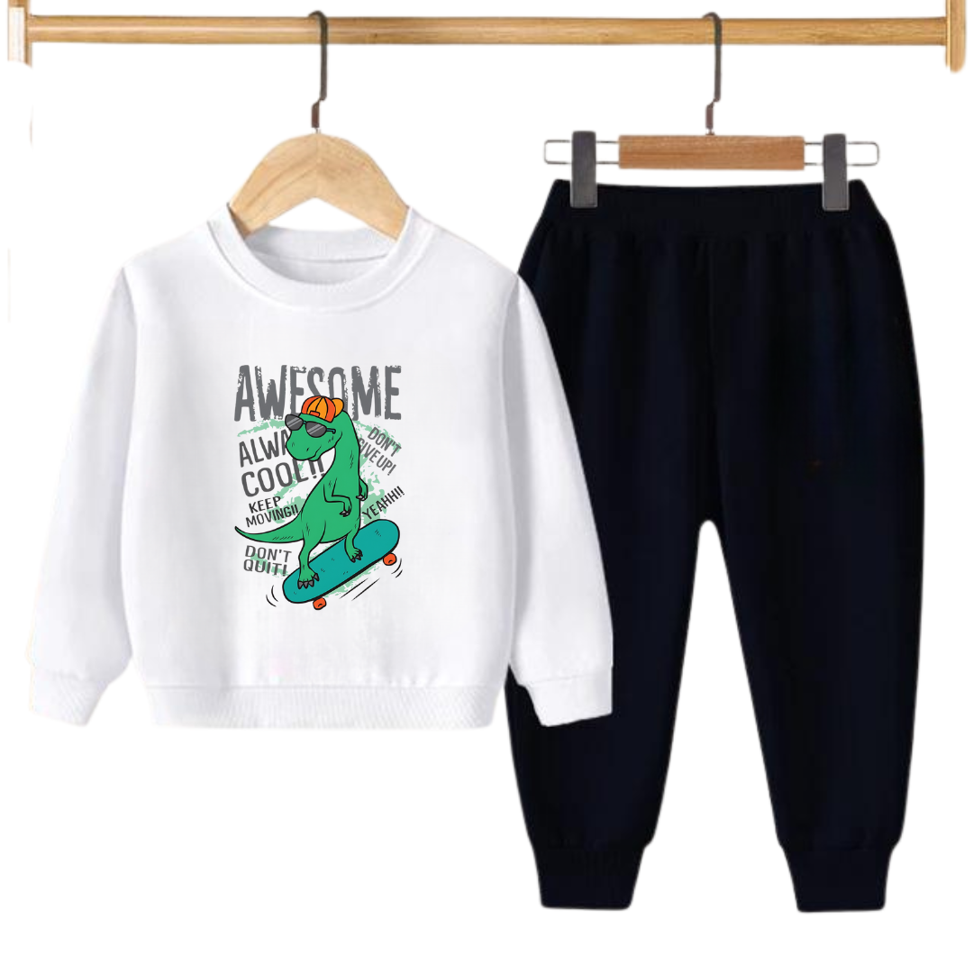 Kids Winter Sweat Shirt Set | Awesome Printed