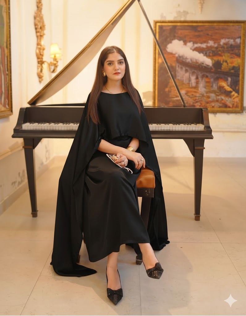RC'S NEW BLACK CAPE GOWN