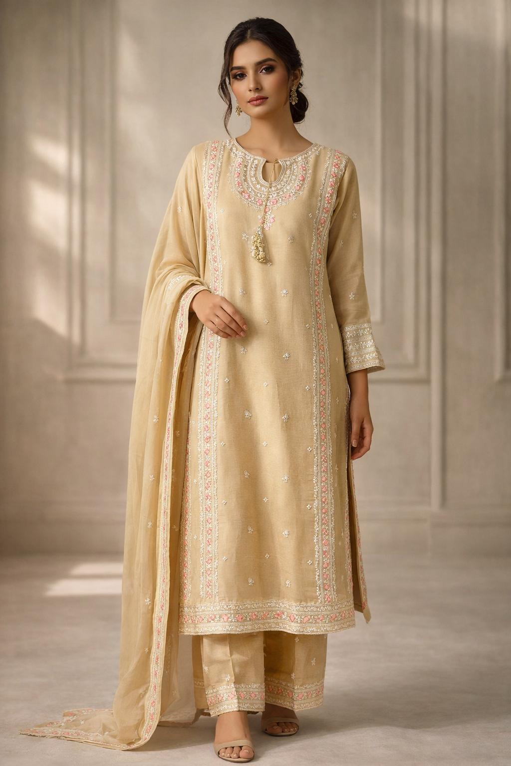 Prestige Eid Festive Embroided 3pc Suit