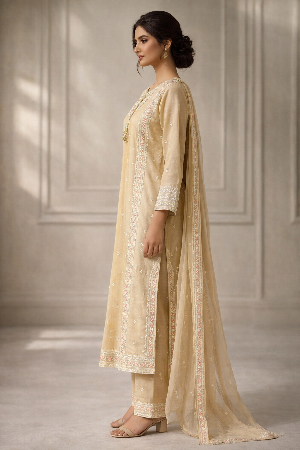 Prestige Eid Festive Embroided 3pc Suit