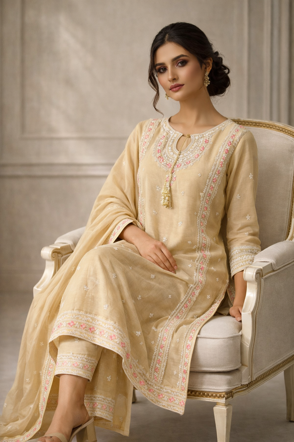 Prestige Eid Festive Embroided 3pc Suit