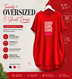 Oversized Graphic T-Shirt Dress | Raim Collection