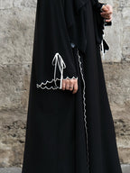 The Luna Ribbon Abaya With Stoller
