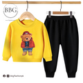 Kids Winter Sweat Shirt Set | Cute Bear Printed