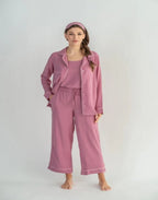 THE MERCE 6 PCS WONMEN PAJAMA SET PINK -02