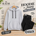 Hoodie + Free Jeans Pack – Casual Wear Combo