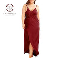 COMFORTABLE WRAP MAXI