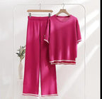 2PC BEIGE STYLE WOMEN LOUNGE WEAR CH-1300
