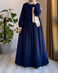 Aab-e-Neel Abaya With stoller